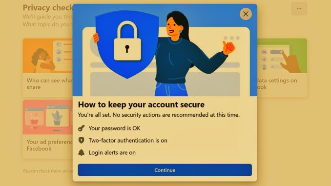 Facebook security Facebook security